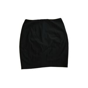 EUC Ports 1961 Women's Bodycon Pencil Short Black Skirt Side Zipper Size 6